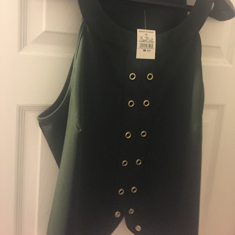 Ashley Stewart Green Shirt 22/24 New!